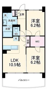 カーサ・ヴェルデ【5階】の間取り