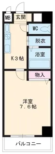 willDo勝川【604号室】の間取り