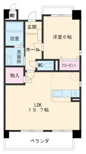 アートヒルズ【3階】の間取り