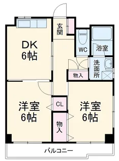ベルデュール【1階】の間取り
