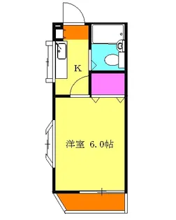 フラワーハイツ【301号室】の間取り