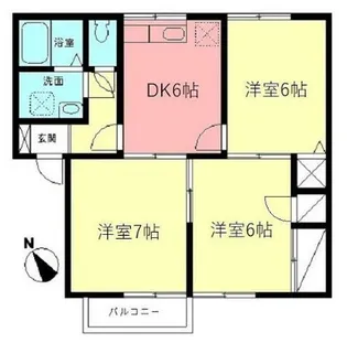 エミネンス弐番館【2階】の間取り