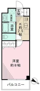 スリーブライト川口幸町【0102号室】の間取り