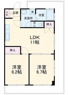 第7池田マンション【4階】の間取り