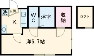 エスコート戸田公園【1階】の間取り