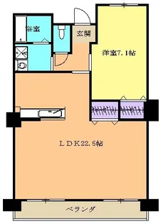 アグレアーブル【606号室】の間取り