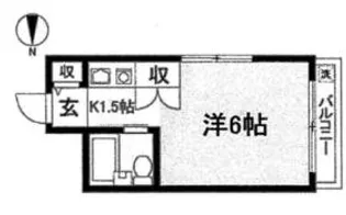 パークアベニュー国分寺21【103号室】の間取り