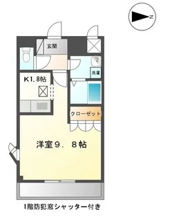 ミール株山【1階】の間取り
