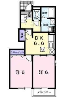 アネックス京【1階】の間取り