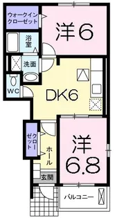 ラフレシールⅠ【1階】の間取り