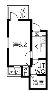 Largo竹ノ塚【2階】の間取り