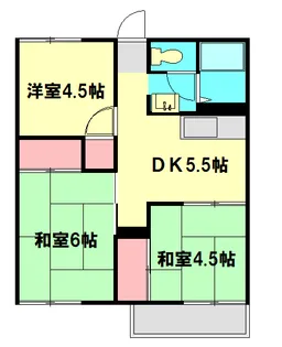 湘光ハイツ【2階】の間取り