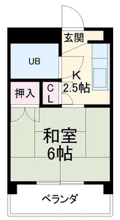 サンライフ堂坂A【201号室】の間取り