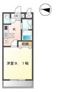 アリエッタ赤塚【1階】の間取り