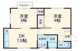 メルベーユ【202号室】の間取り