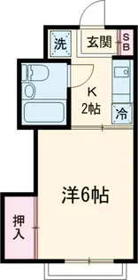 メーゾンタマⅡ【1階】の間取り