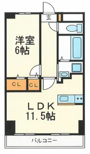 プランドールナカムラ【2階】の間取り