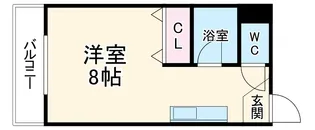 グリンコーポ【306号室】の間取り