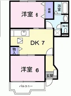 プリムローズ【1階】の間取り