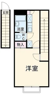レオパレス鶴間アイリスⅠ【2階】の間取り