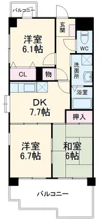 メゾン・ド・ルポ【201号室】の間取り