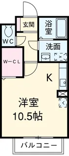 リヴェール不二ガ丘【103号室】の間取り