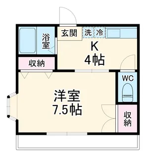 プラザハウス【2階】の間取り