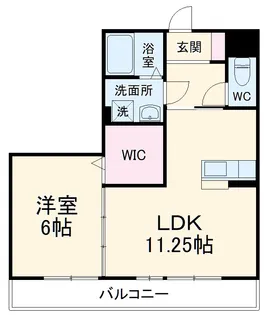ラ・ミアカーサ勇助山【203号室】の間取り