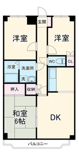 マーカスヒル湘南【4階】の間取り