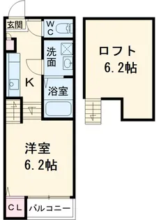 ソレイユ山王【1階】の間取り