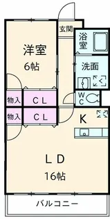 CAMBRIAN(カンブリア)【302号室】の間取り