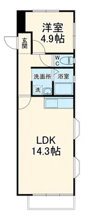サンリッチ別名【2階】の間取り