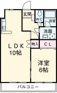 マーベラス美濃町【2階】の間取り