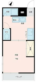 若葉ハイツ【2階】の間取り