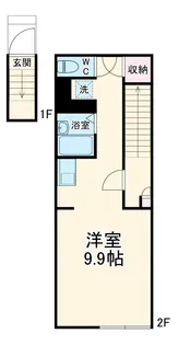 エスタシオン大成【2階】の間取り