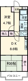 サンライズ22【202号室】の間取り