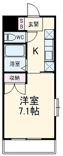 メゾン榎木町【3階】の間取り