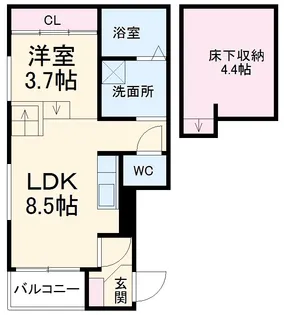 JOLIE MAISON2【3階】の間取り