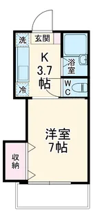 エクセレント【103号室】の間取り