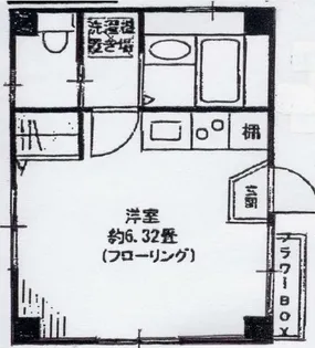 F・E大口【3階】の間取り
