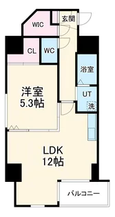 ロア金山【8階】の間取り