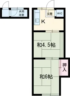 ひばり荘【17号室】の間取り