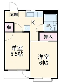 ハイコーポ谷野【207号室】の間取り