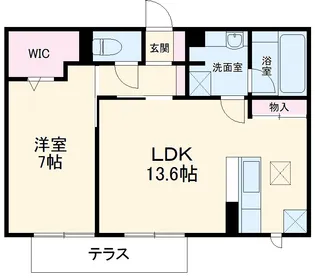 Le Merci【3階】の間取り