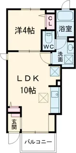 サン・グレース【1階】の間取り