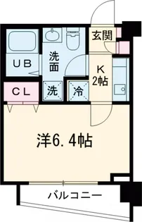 エコロジー都立大学レジデンス【6階】の間取り