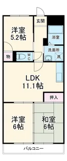 マルサンマンション【202号室】の間取り