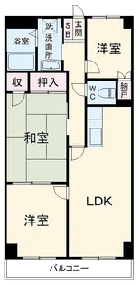 マイメゾン湘南一番館【1階】の間取り
