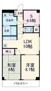 カサグランデ湘南【2階】の間取り