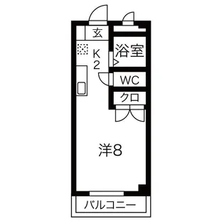 クリーン高蔵寺【2階】の間取り